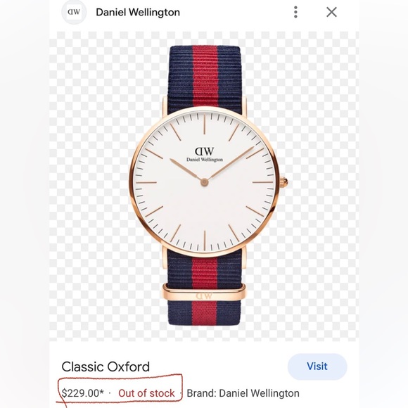 Daniel Wellington Classic Oxford Watch EUC - Picture 2 of 15